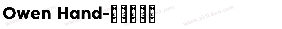 Owen Hand字体转换